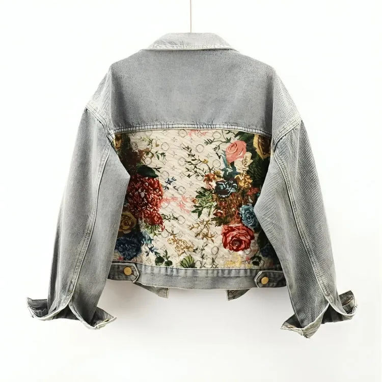 Chloeé Floral Denim Jacket