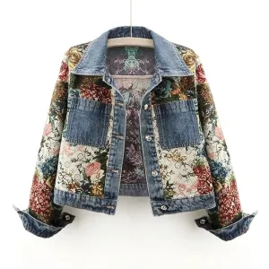 Chloeé Floral Denim Jacket