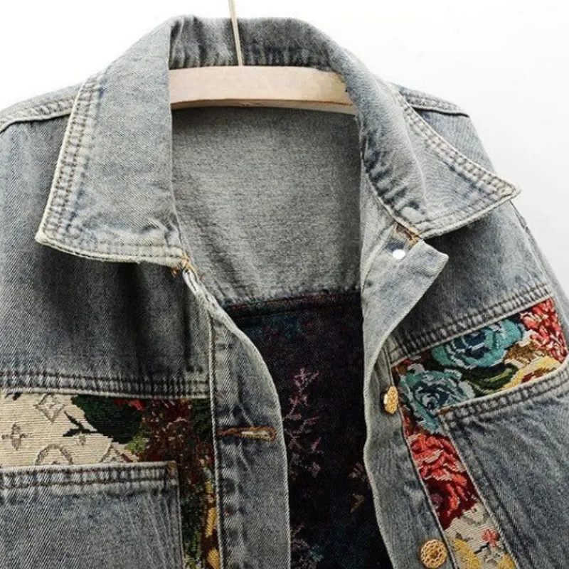 Chloeé Floral Denim Jacket