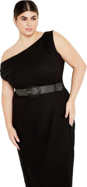City Chic Women's Plus Size Maxi Dress-Millie Linen