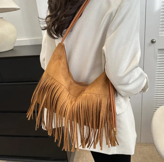 CL1248 - Bohemian Tassel Drop Handbag