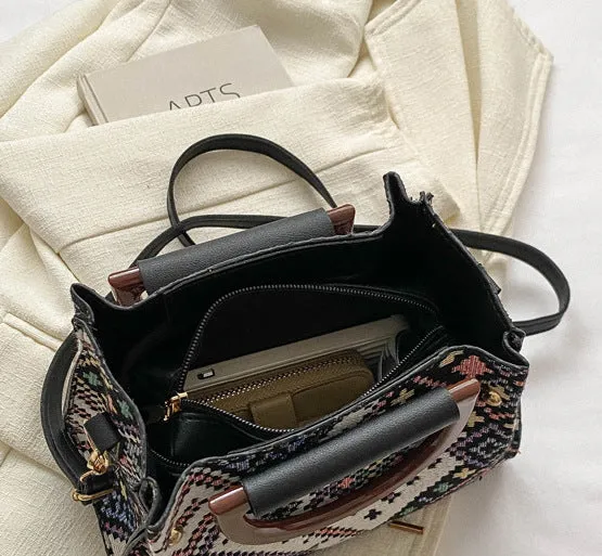 CL1250 - Bohemian Geometric Shoulder Bag