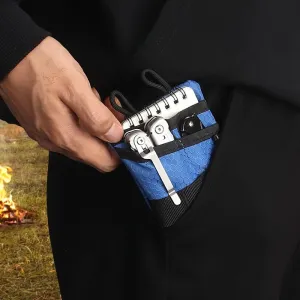 Compact EDC Mini Tool Pouch, Wear-Resistant