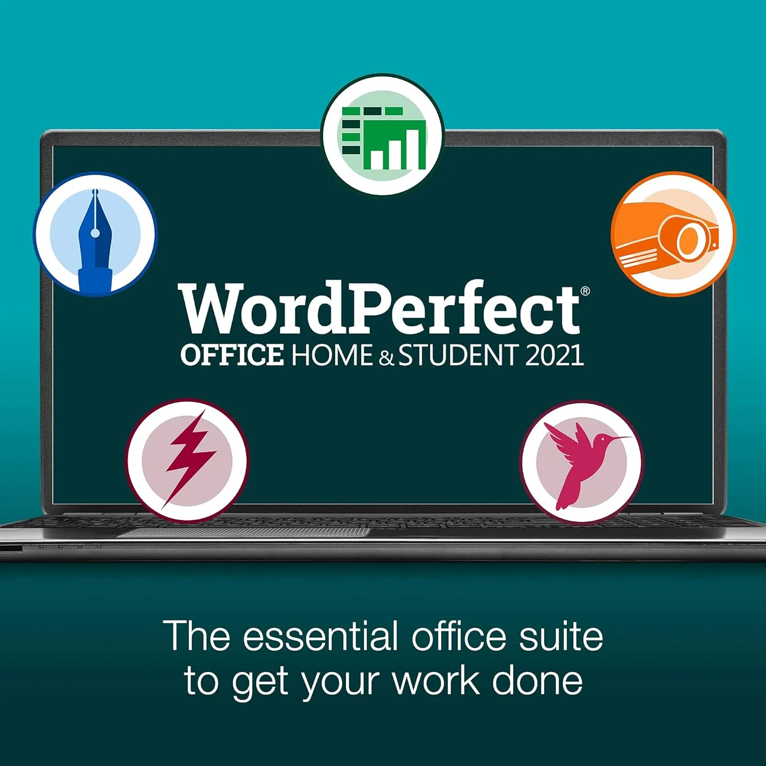 Corel WordPerfect Office Home & Student 2021   Corel Easy CD & DVD Burning 2 Bundle | Office Suite of Word Processor, Spreadsheets & Presentation Software   Disc Burner & Video Capture [PC Disc]