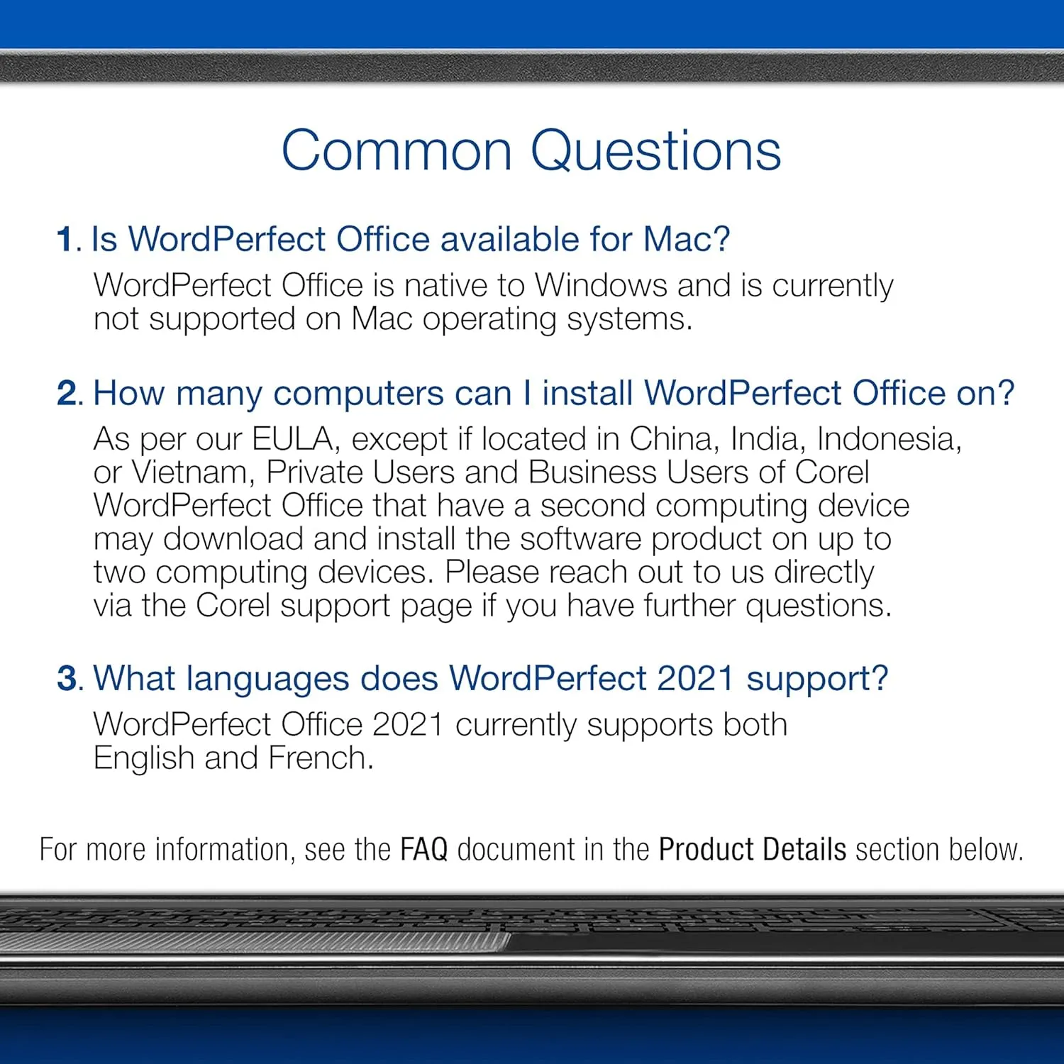 Corel WordPerfect Office Standard 2021 | Office Suite of Word Processor, Spreadsheets & Presentation Software [PC Download]