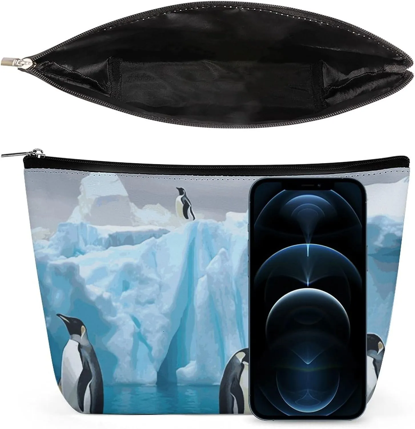Cosmetic Bag Makeup Bags for Women Portable Makeup Bag The Iceberg Makeup Case Travel Toiletry Bag for Travel Accessories