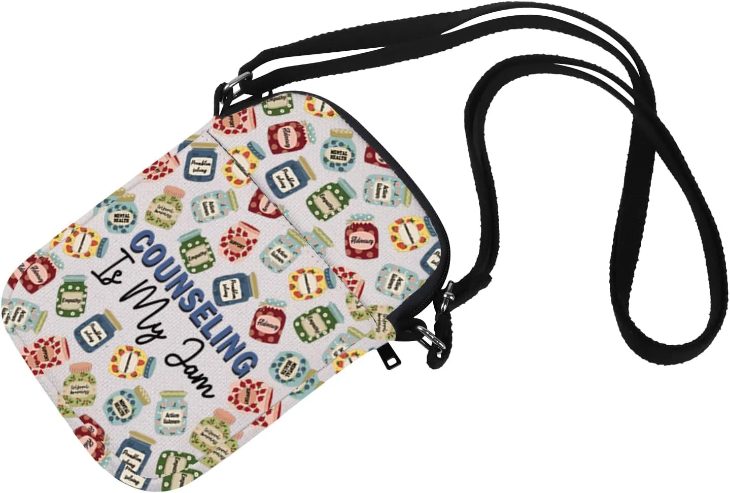 Counselor Gift Counseling is my Jam Crossbody Bag for Psychologist New Counselor Mental Health Matter Gift