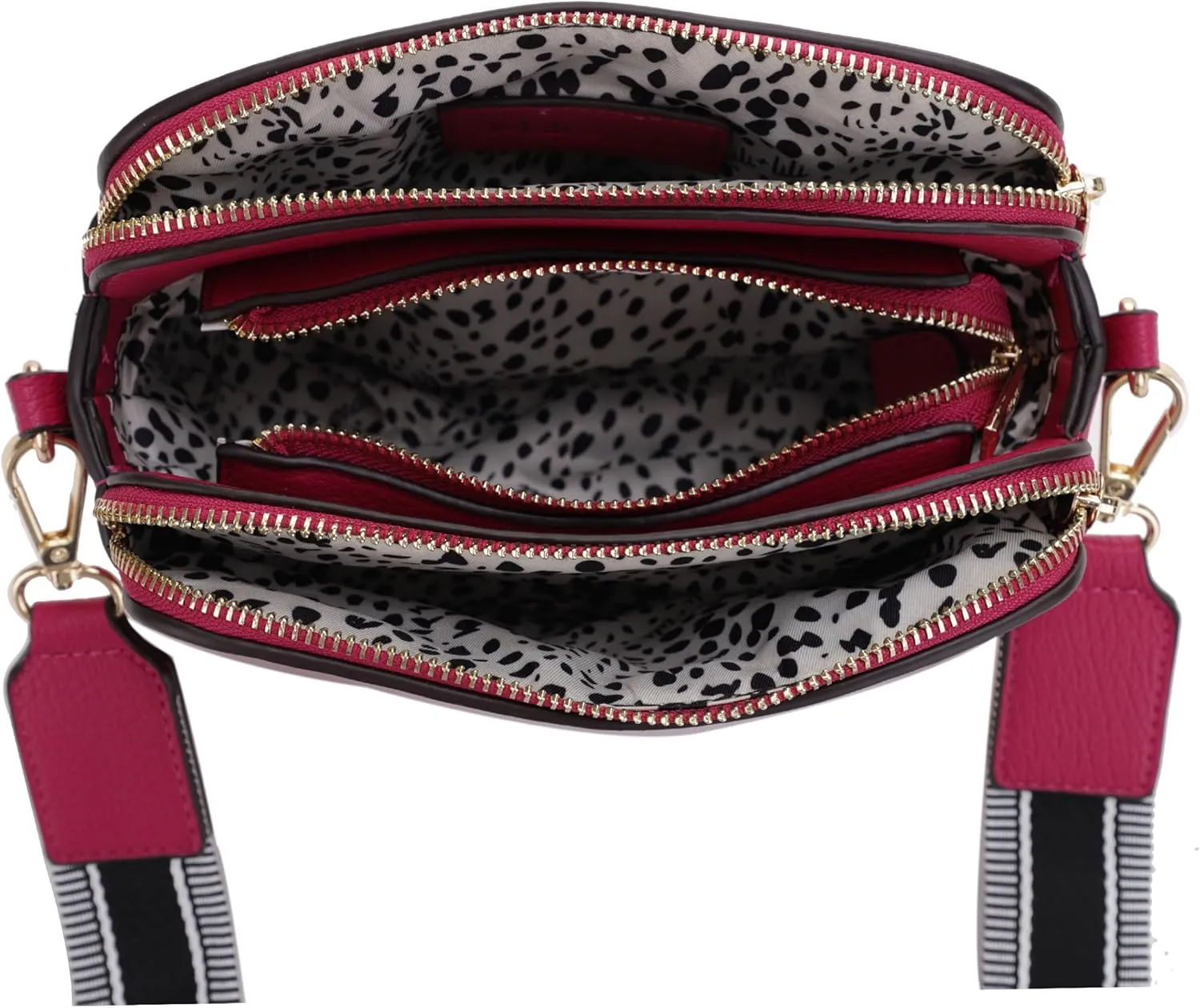 Crossbody Bag for Women Shoulder Bag for Women with Web Strap Camera Bag Handbag for Travel, Work