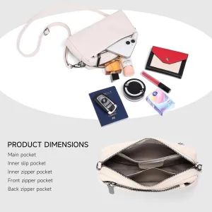 Crossbody Bag for Women, Vegan Leather Top Handle Handbags Small Shoulder Purse