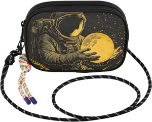 Crossbody Bag Glowing Ball Astronaut for Women Cell Phone Purses Women's Small Shoulder Handbags Wallet Purse with Strap