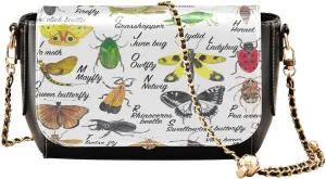 Crossbody Bags for Women Trendy Women's Black Shoulder Bag Small PU Leather Flap Cross Body Bag Handbags