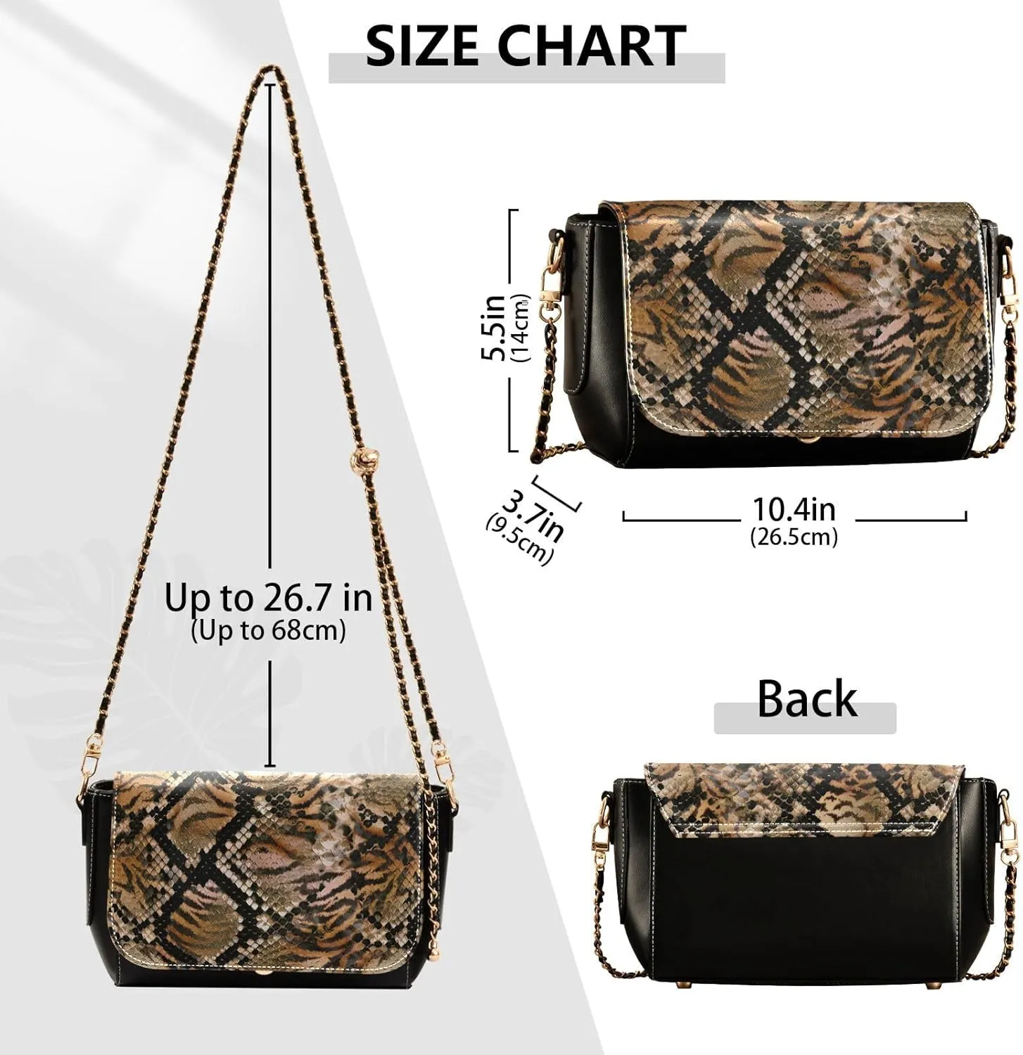 Crossbody Handbag PU Leather Shoulder Bag Sturdy Travel Pouch Compact Chic Bag for Women Everyday Use