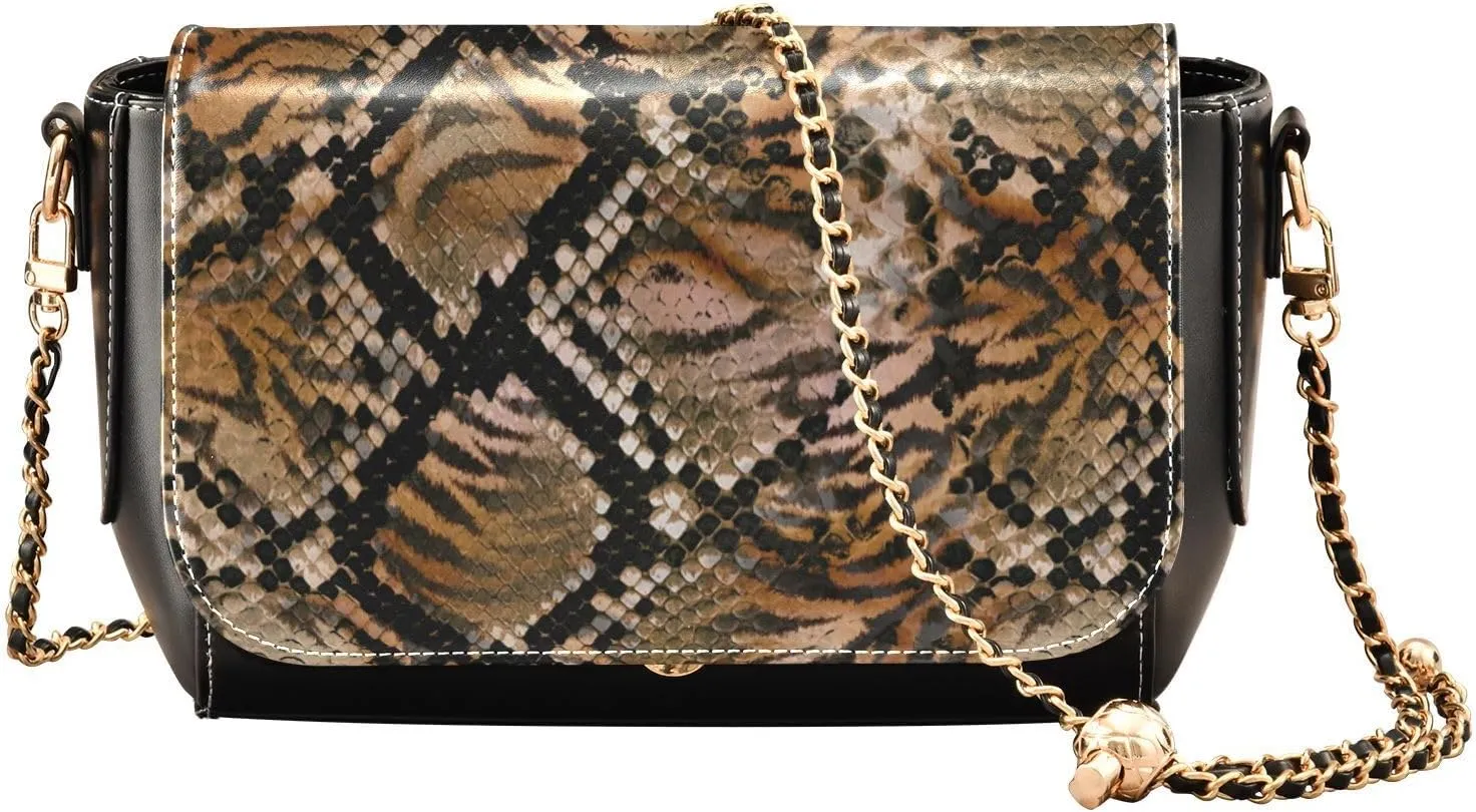 Crossbody Handbag PU Leather Shoulder Bag Sturdy Travel Pouch Compact Chic Bag for Women Everyday Use