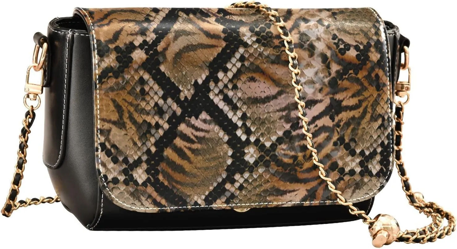 Crossbody Handbag PU Leather Shoulder Bag Sturdy Travel Pouch Compact Chic Bag for Women Everyday Use