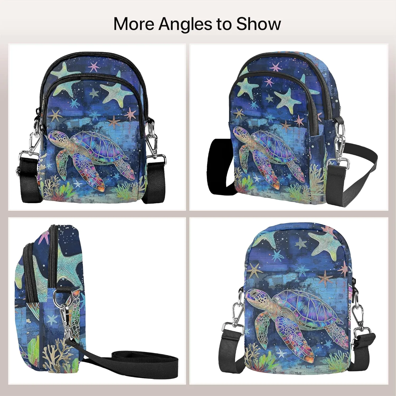 Crossbody Purse for Women Lightweight Small Crossbody Bag Waterproof Phone Wallet with Card Slots Adjustable Strap