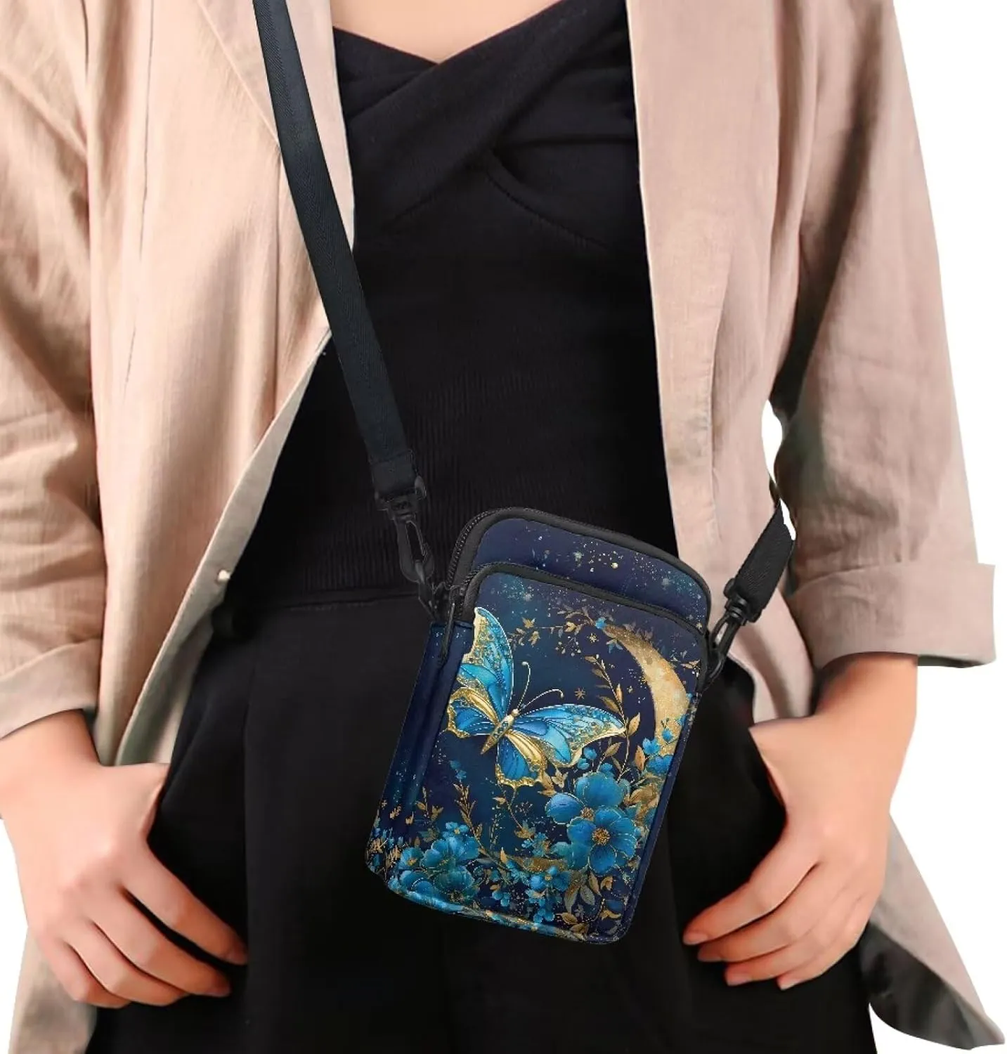 Crossbody Purses for Women with Adjustable Strap Mini Over Shoulder Handbag Purse Wallet Phone Bag