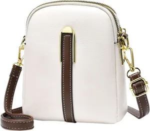 Crossbody Purses New Business Commuteuse Messenger Bag Casual Versatile Adjustable Strap Shoulder Bag (White, One Size)