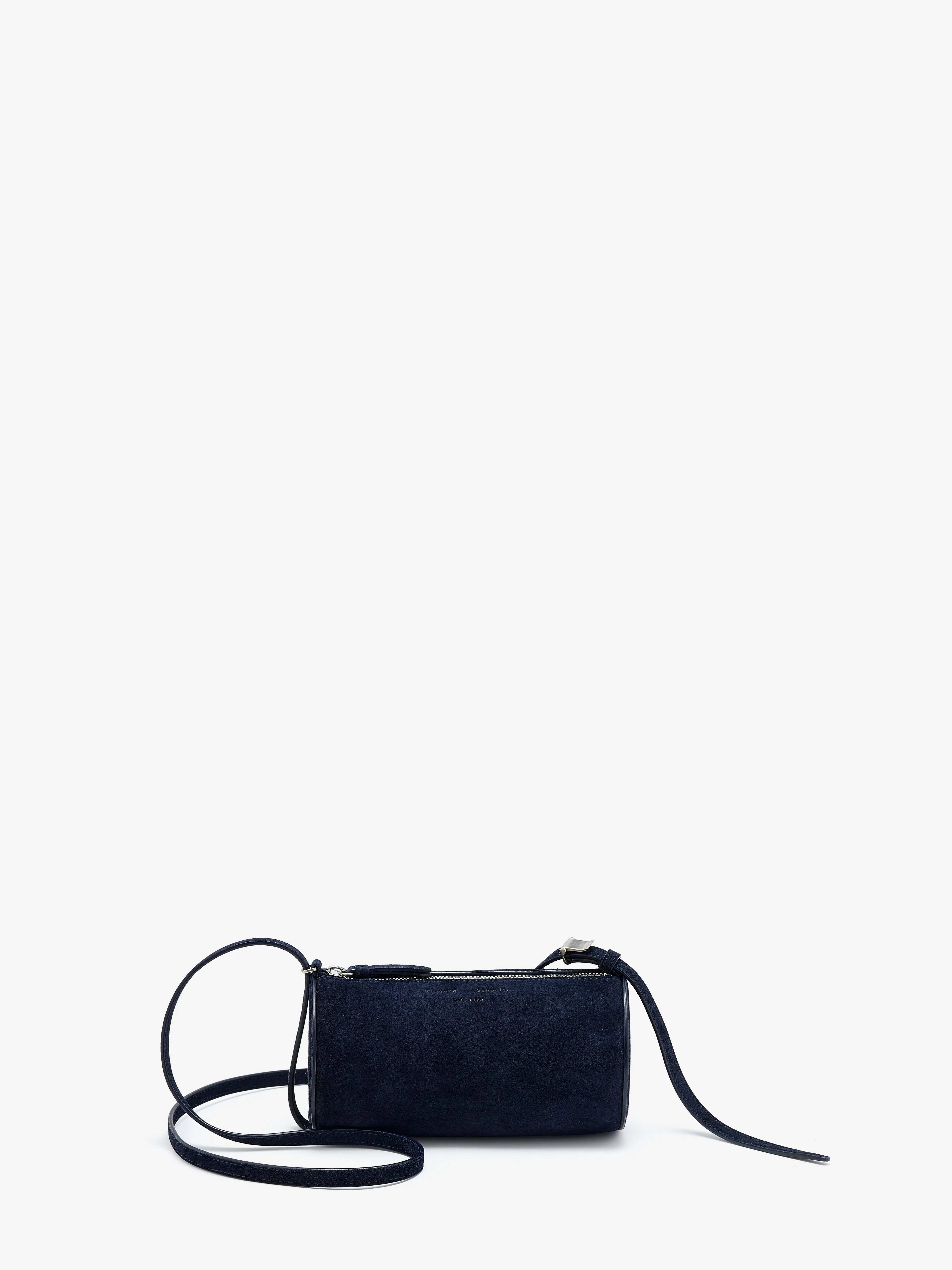 Crossbody Silo Bag in Suede