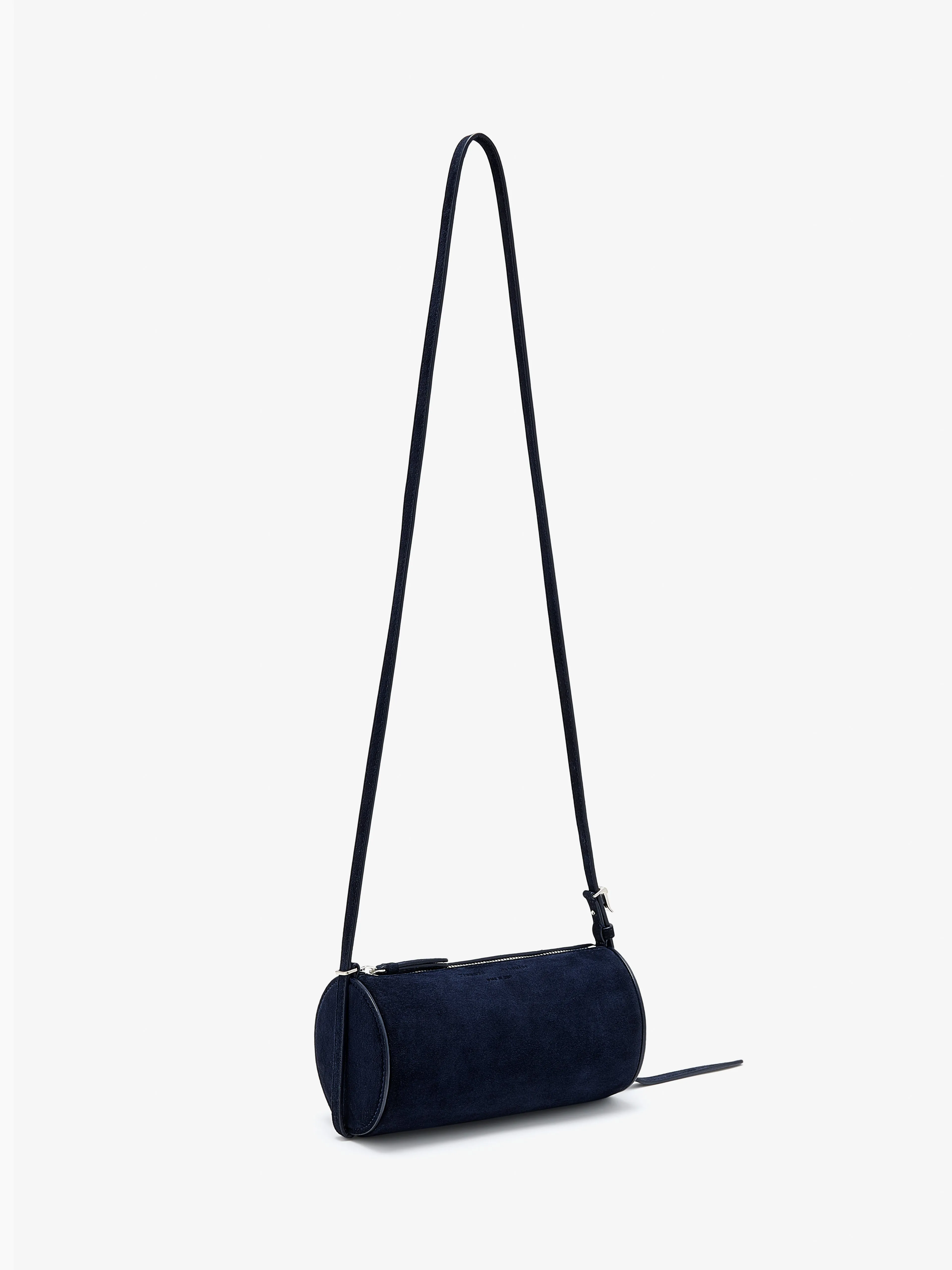Crossbody Silo Bag in Suede