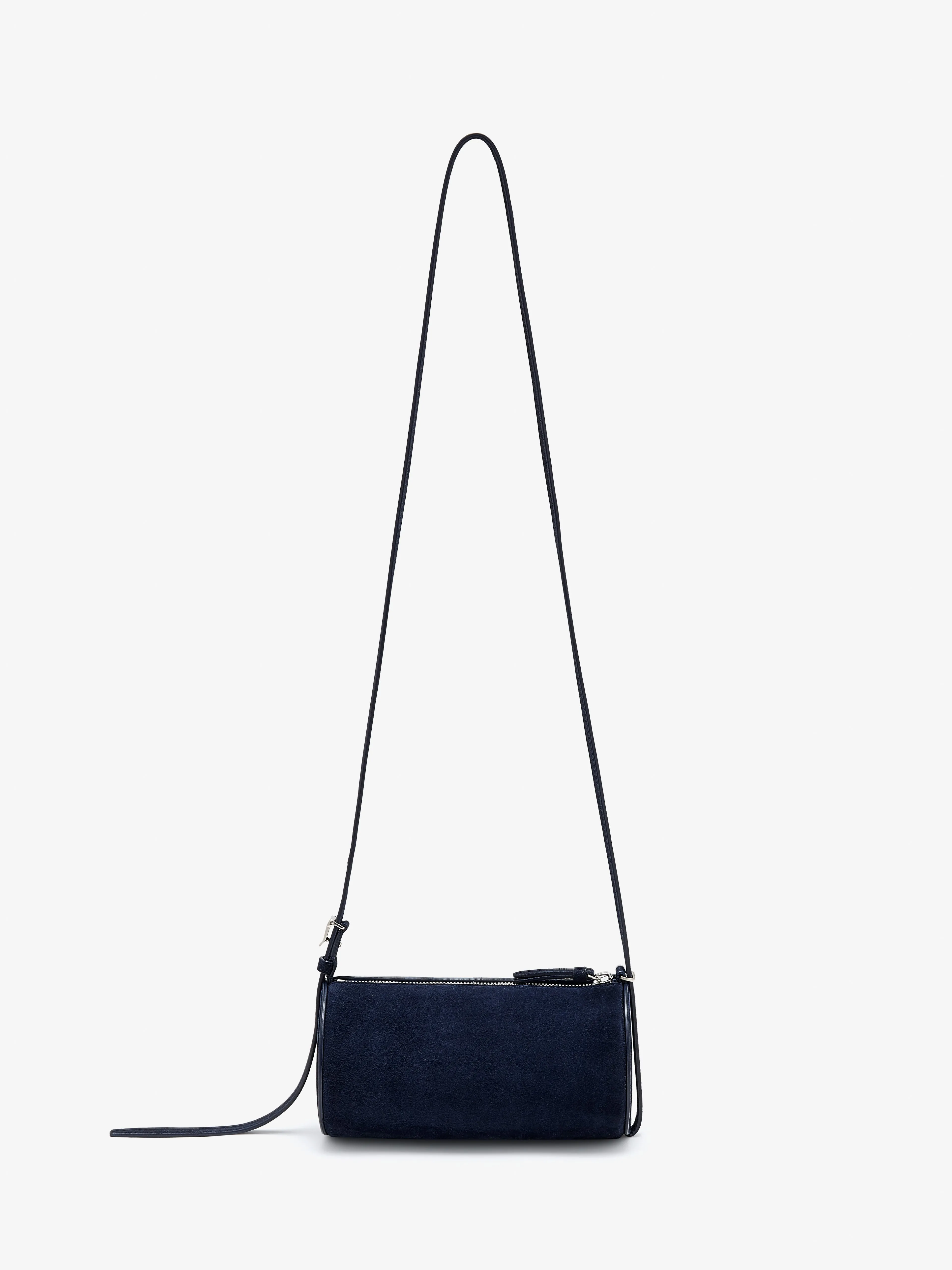 Crossbody Silo Bag in Suede
