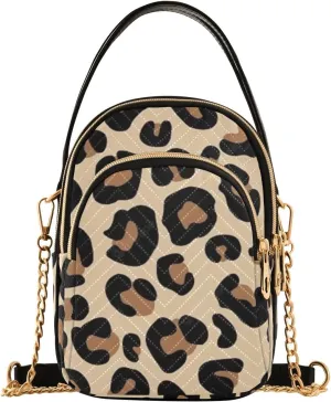 Crossbody Womens Purses and Handbags with Detachable Leather Chain Shoulder Strap(Yellow