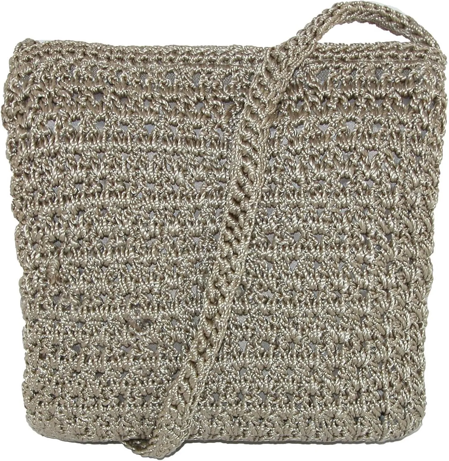 CTM® Women's Crochet Crossbody Handbag