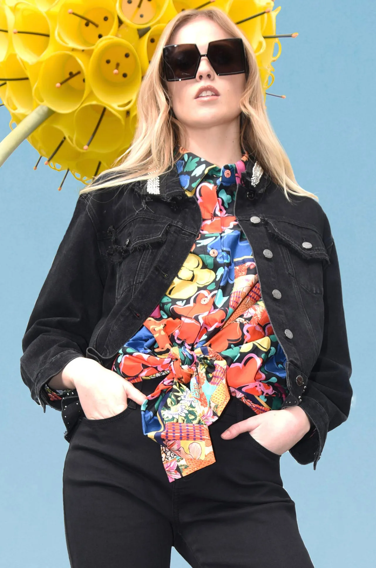 Curate - Denim Devotee Dakota Days Jacket in Black