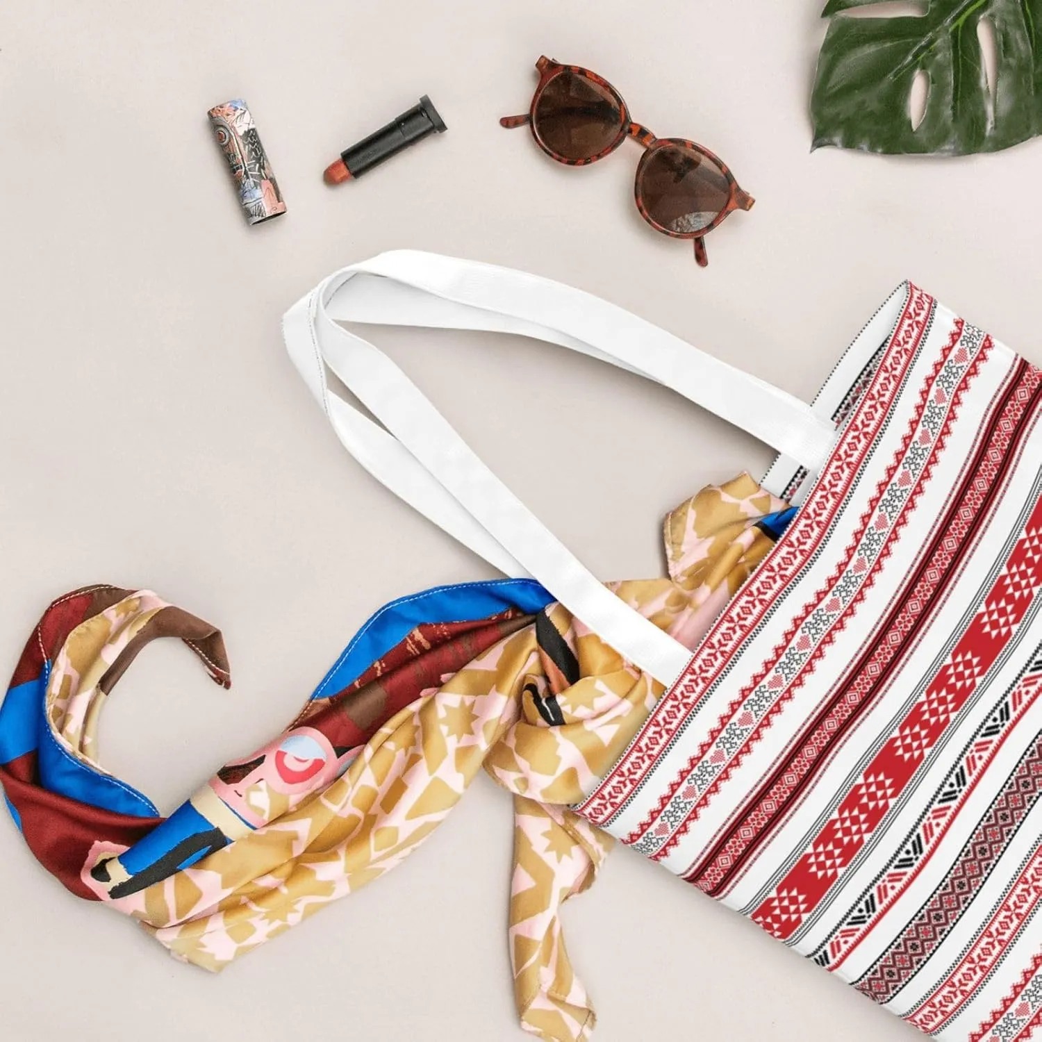 Cute Canvas Tote Bag for Women, Reusable Grocery Shopping Bag for Adults, Handbags for Work,Travel Shoulder Bag