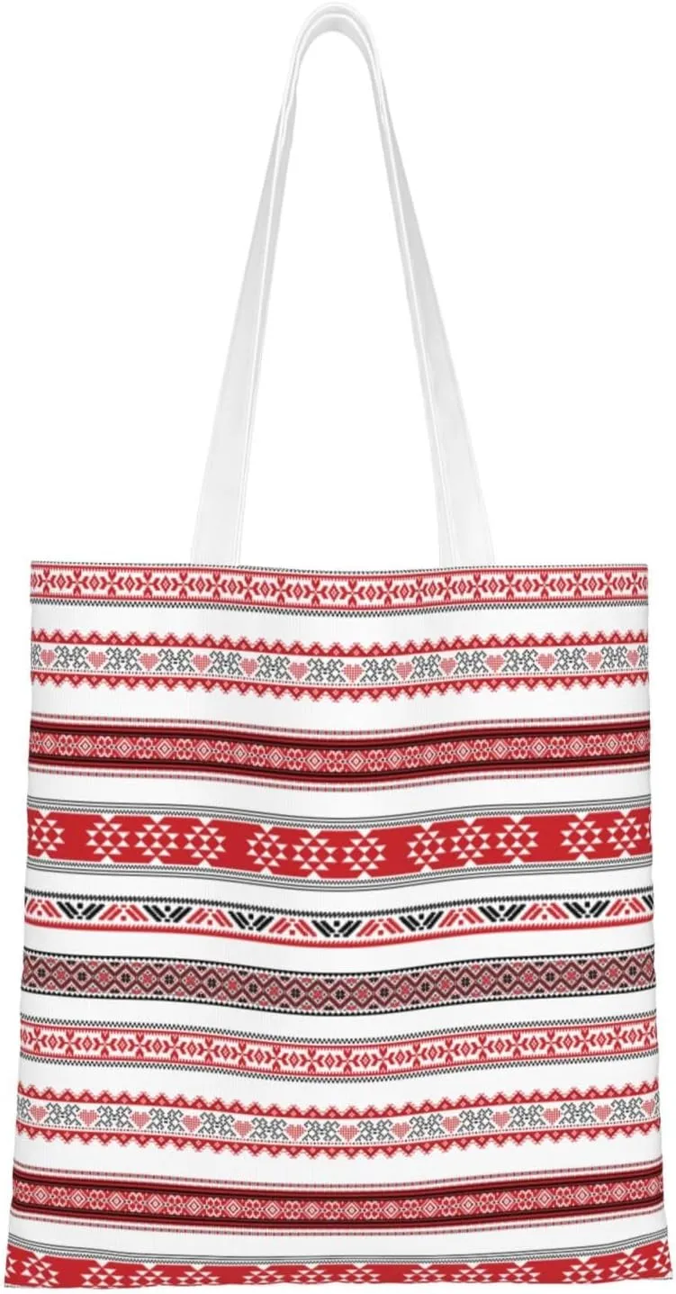 Cute Canvas Tote Bag for Women, Reusable Grocery Shopping Bag for Adults, Handbags for Work,Travel Shoulder Bag