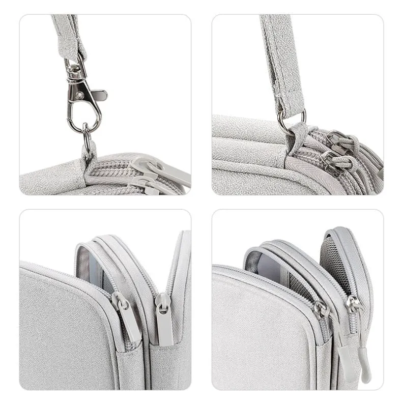 Data Cable Storage Bags  Portable Earphone Organizer Digital Gadget Carry Case Double Layer Digital USB Hard Disk Protection Bag