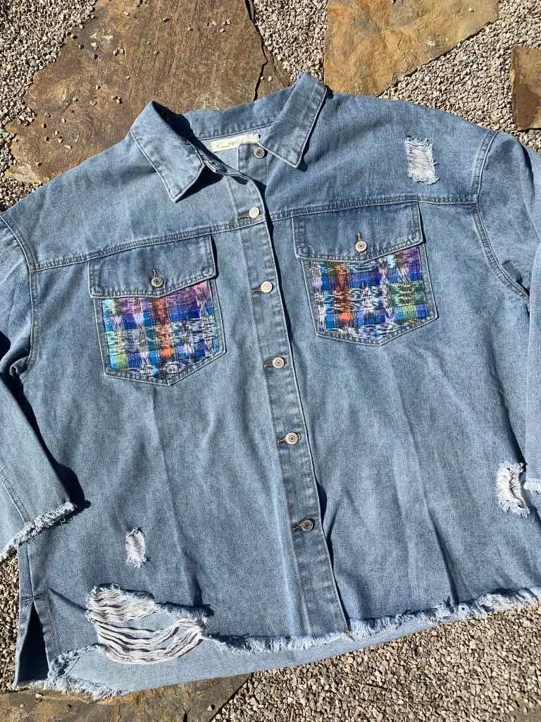 Desert Dreamer Denim Jacket - 4XL