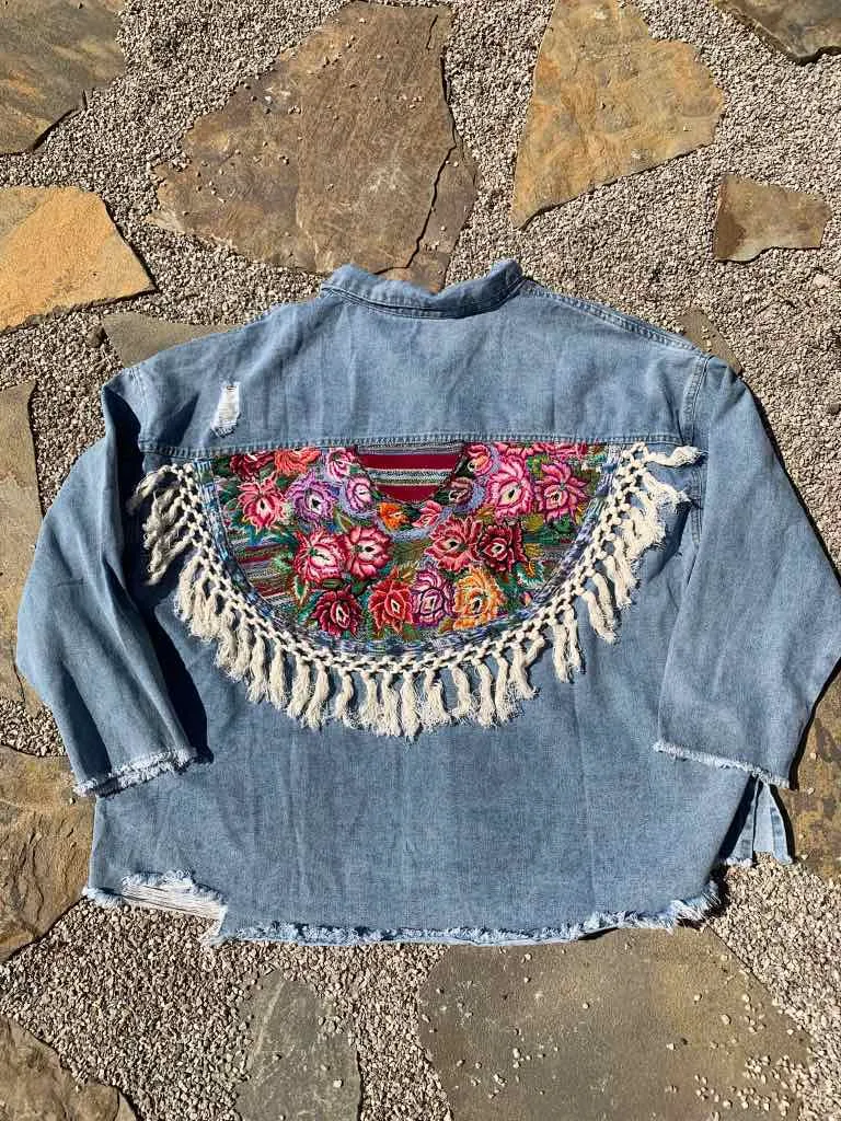 Desert Dreamer Denim Jacket - 4XL