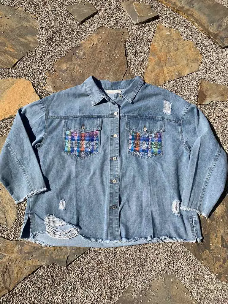 Desert Dreamer Denim Jacket - 4XL
