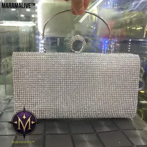 Diamond-encrusted Lady Spot Hand Bag Diamond