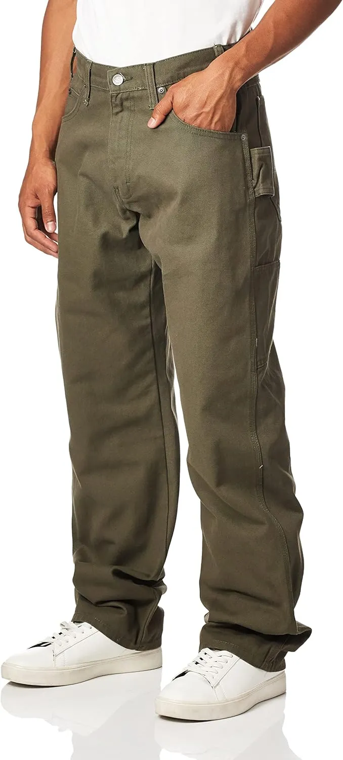 Dickies Men’s Relaxed Fit Sanded Duck Carpenter Jean