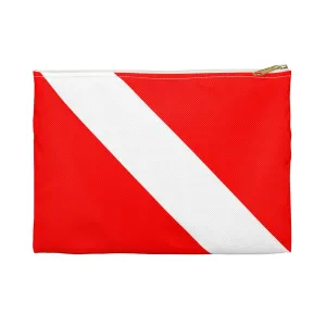 Diver Down  Flag  Accessory Pouch