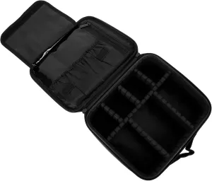 DOITOOL Cosmetic Bag Storage Bag Duffle Bag for Travel Toiletry Organizer Multi-Grid Makeup Bag Make up, Black, 26x23cm