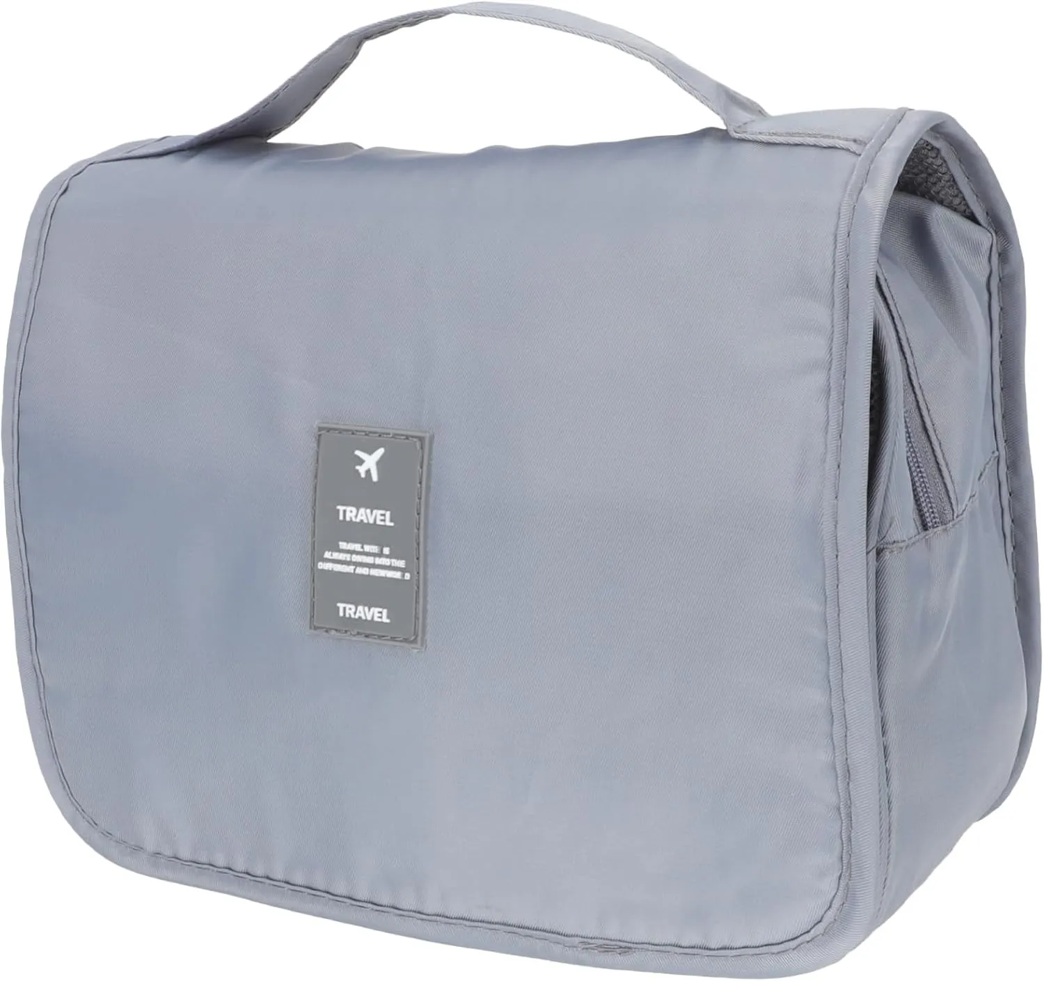 DOITOOL Hanging Travel Toiletry Bag Waterproof Folding Makeup Container Skincare Holder Large Capacity Zipper Bag for Women