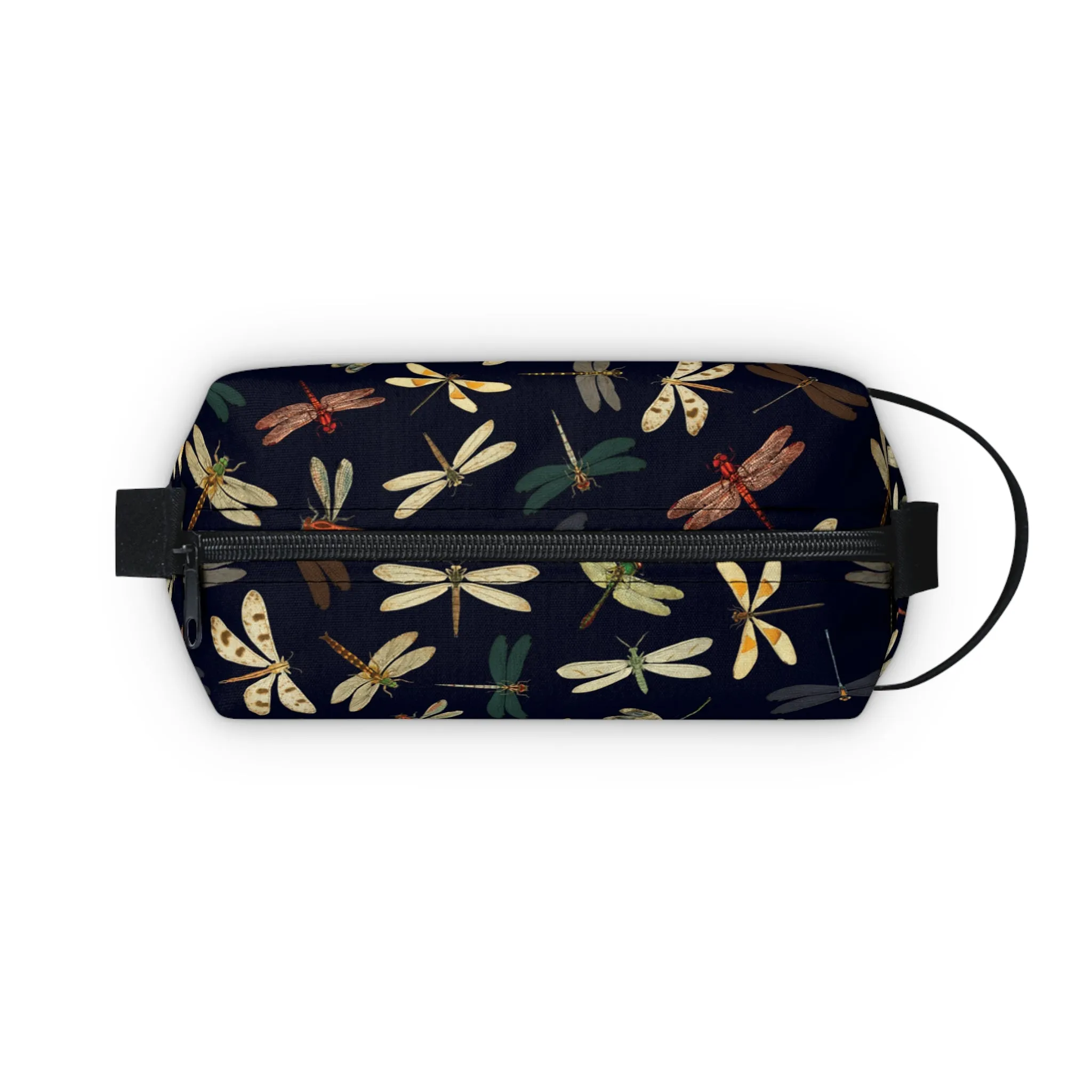 Dragonfly-Themed Toiletry Bag - Water-Resistant and Easy to Clean Makeup Organizer for Camping, College Dorms