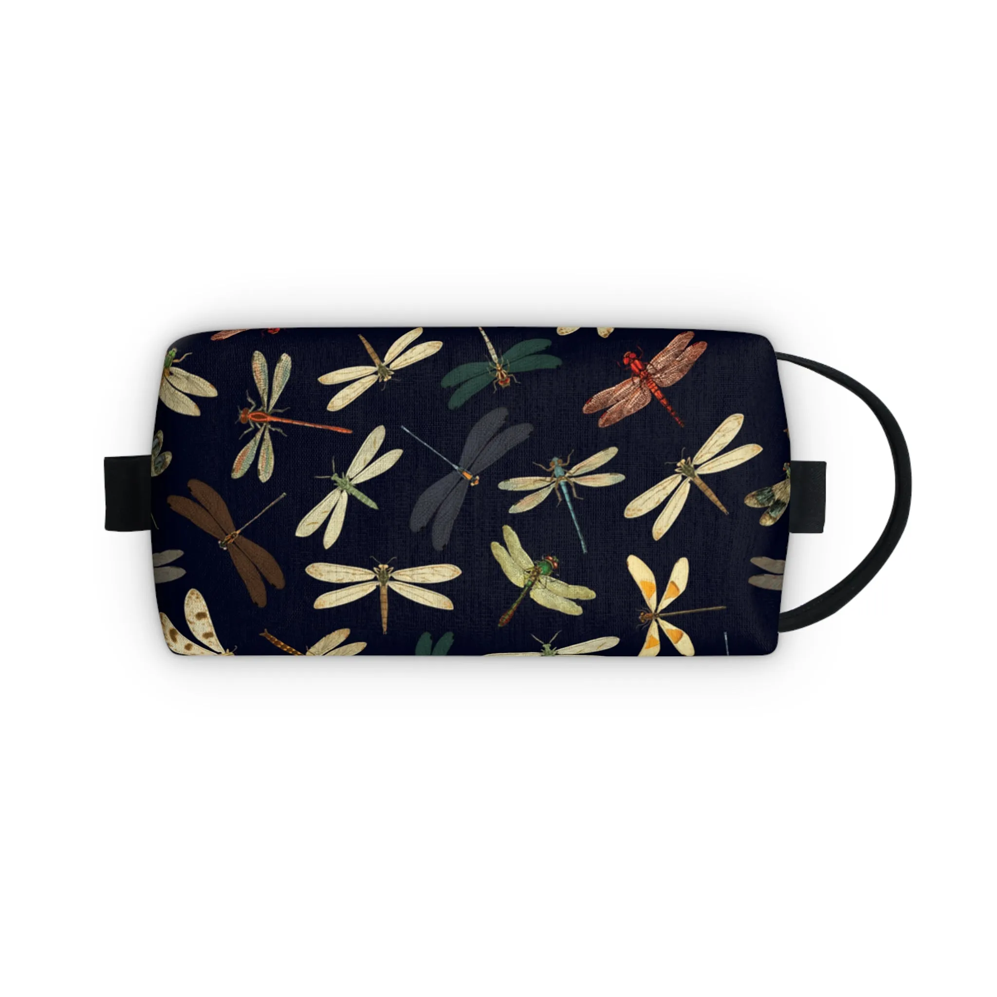 Dragonfly-Themed Toiletry Bag - Water-Resistant and Easy to Clean Makeup Organizer for Camping, College Dorms
