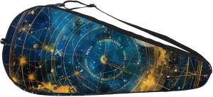 Durable Tennis Bag, Autumn Herbs Leaves and Mushrooms Pattern Lightweight Tennis Racket Bag for Men Women Teens