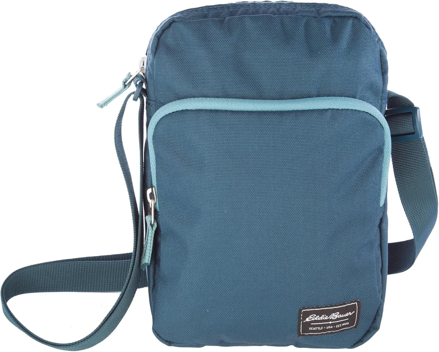 Eddie Bauer Jasper Crossbody Bag | Everyday Carry | Lightweight | Travel | Adjustable | 3L, Peacock, One Size
