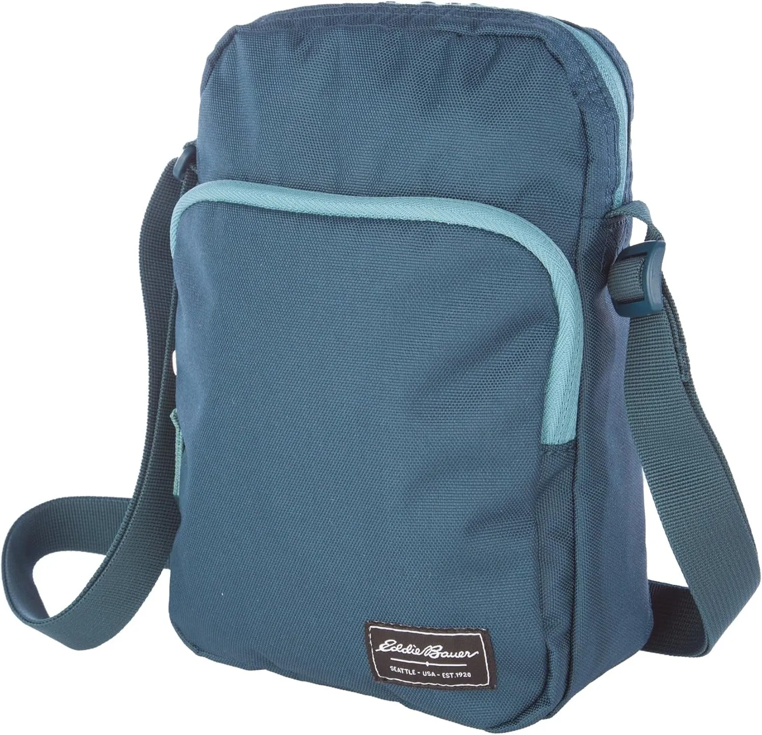 Eddie Bauer Jasper Crossbody Bag | Everyday Carry | Lightweight | Travel | Adjustable | 3L, Peacock, One Size