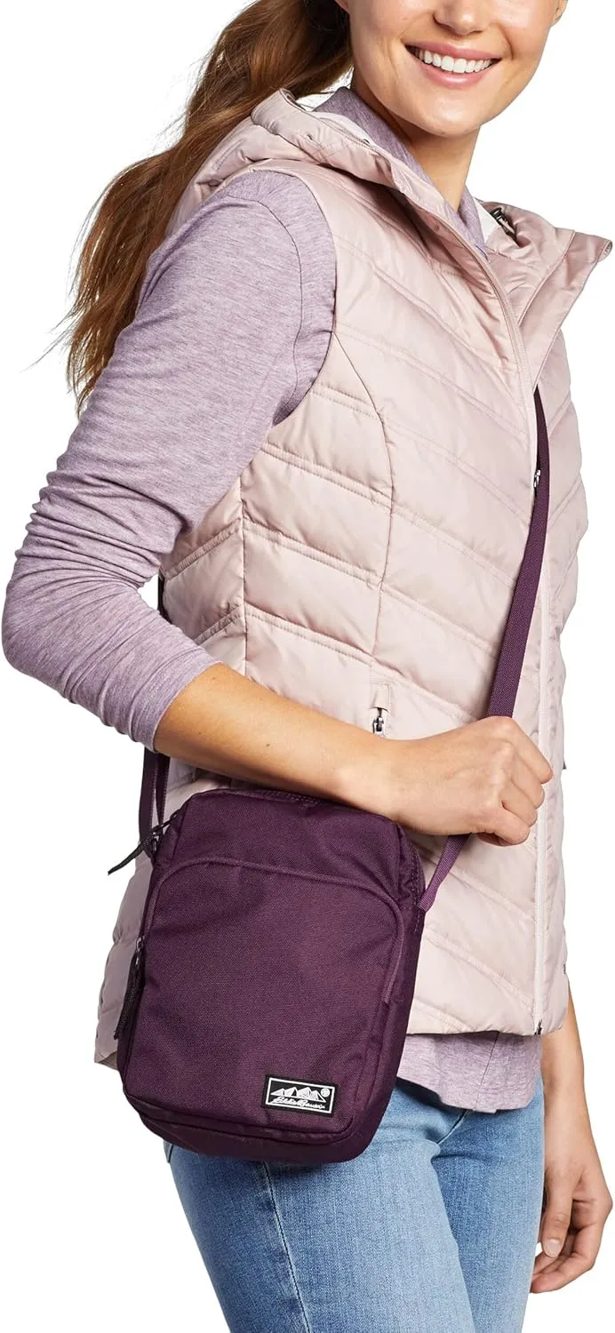 Eddie Bauer Jasper Crossbody Bag | Everyday Carry | Lightweight | Travel | Adjustable | 3L, Peacock, One Size