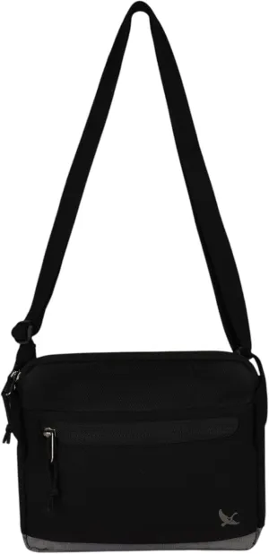 Eddie Bauer Skylar Crossbody Adjustable | Shoulder Bag | EDC | Travel | Lightweight | Durable | Organization | Compact Design, Black
