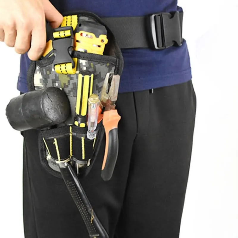 Electric Drill Tool Bag with Waterproof Fabric