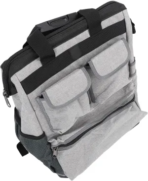Electrician Tool Backpack Heavy Duty Tool Kit Carrier Elevator Maintenance Bag with Shoulder Strap Backpack Tool Bag with Padded Back Support