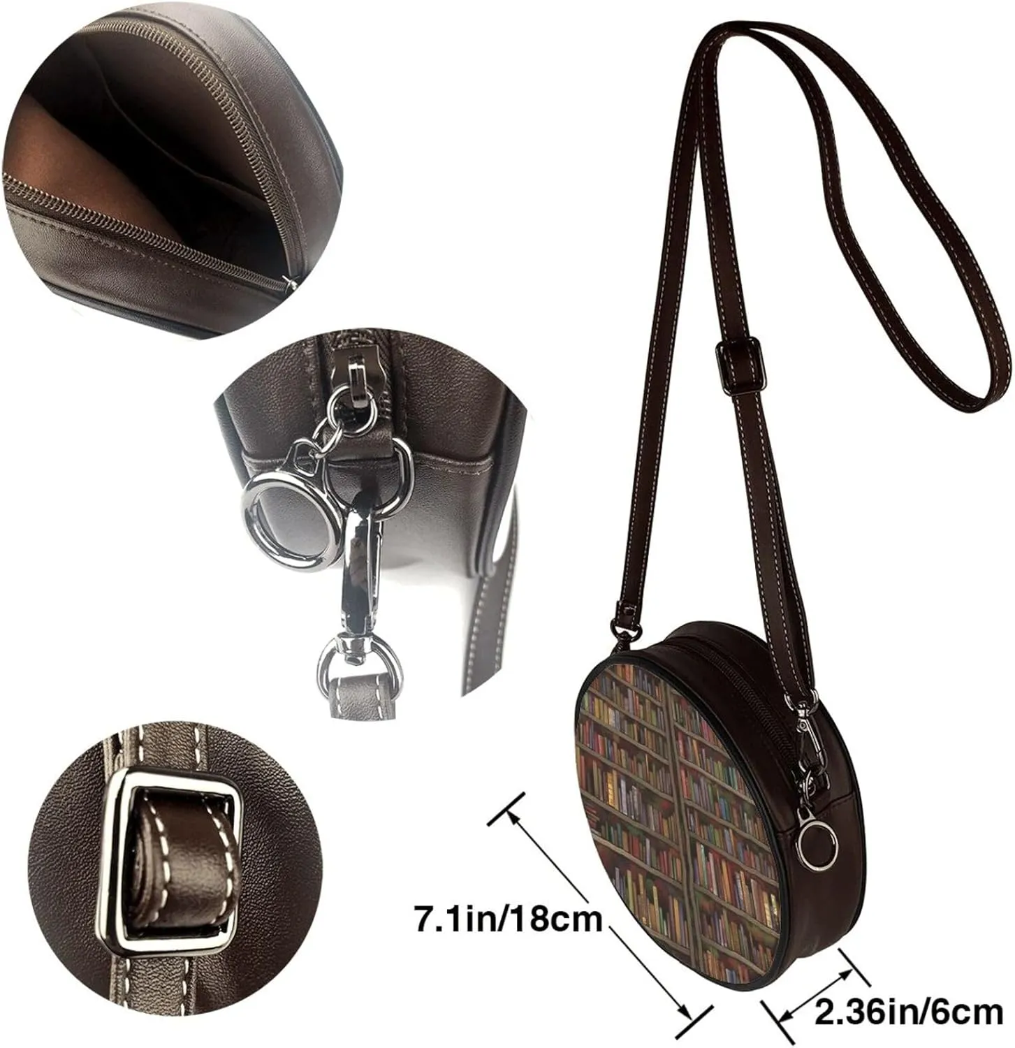 Elegant Leather Crossbody Handbag for Women