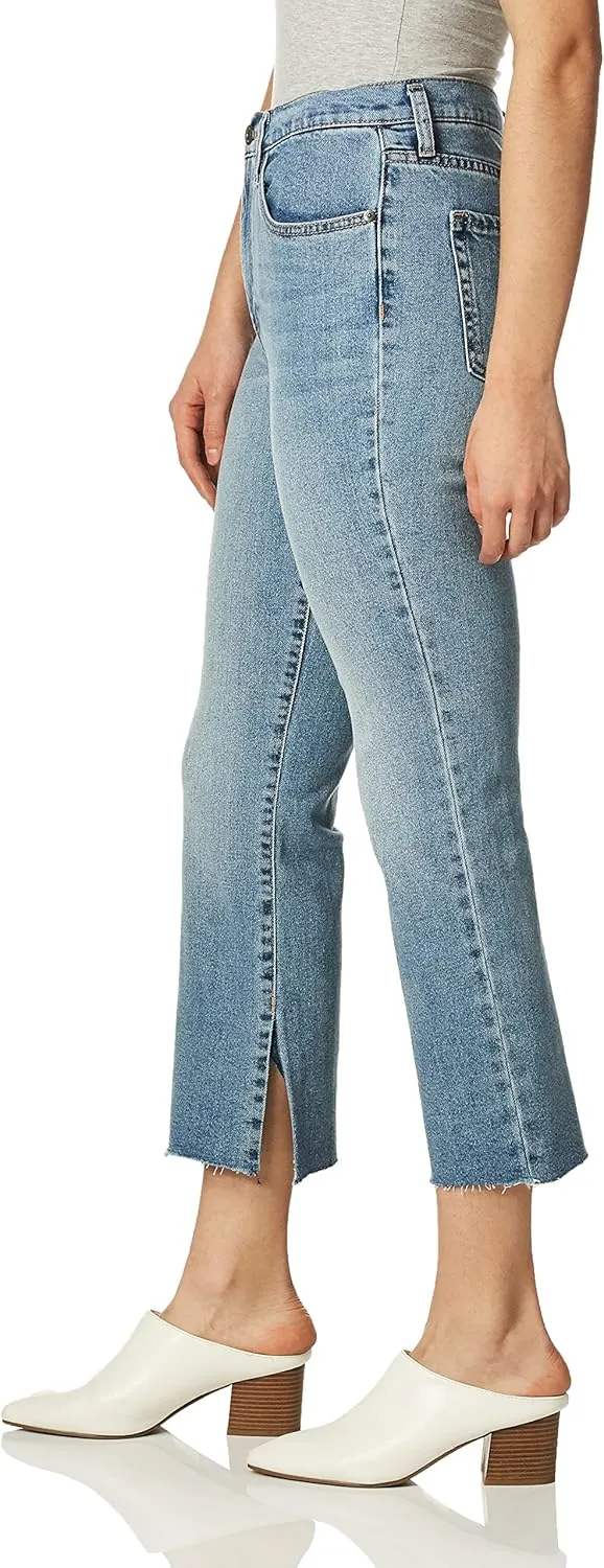 Ella Moss Women's High Waist Crop Flare Jean
