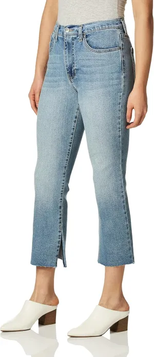 Ella Moss Women's High Waist Crop Flare Jean